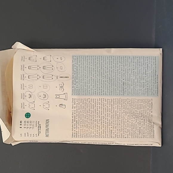 90s Alladin costume pattern - Picture 2 of 3